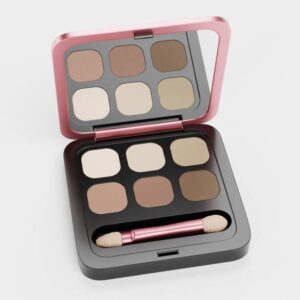 Realistic 3d render of eyeshadow palette