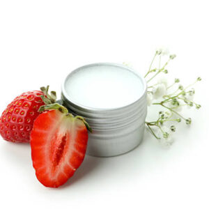 Eco lip balm isolated on white background